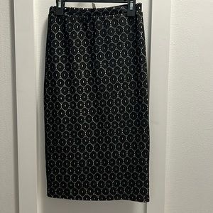 Black pencil skirt